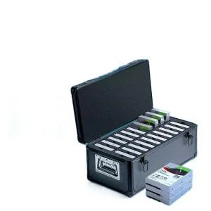 외장하드 보관함 hdd 정리함 촬영장비 케이스 하드 박스 하드드라이브 보호 수납 보라색