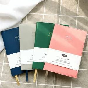 플레플레 2026 마이로그 가죽 다이어리 위클리/직장인/플래너/스터디/학습/학생/스캐쥴러/공책/노트/계획