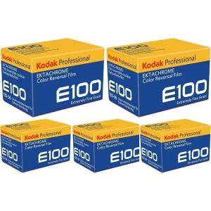 코닥 전문가용 엑타크롬 35mm 슬라이드 카메라 노출 일반 E100