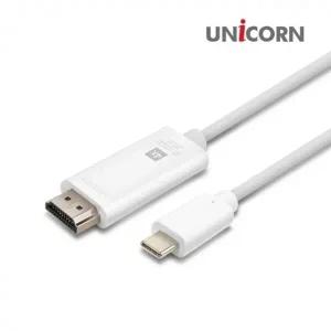 유니콘 USB C타입 to HDMI 4K MHL 유선미러링케이블 T