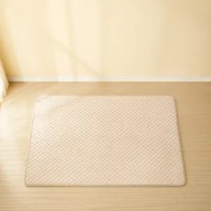 더안 탄소매트 라지킹 극세사 베이지 전기요 좌우 분리난방 EMF 안전난방