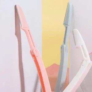 접이식 간편 안전 눈썹정리 왁싱 디자인 눈썹칼 세트