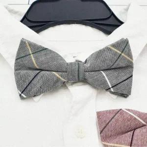 [콩심팥심]톤유니크 깅엄 보타이