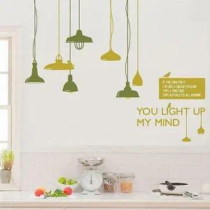 라이트업 올리브 디자인스티커 시트지 벽지 포인트 W249695