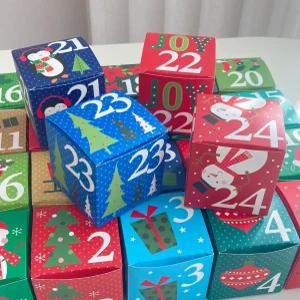 크리스마스 선물상자 미니상자 데코 장식 구디백 소품 24개