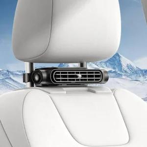 환기 U 좌석 액세서리 뒷 용 받침 3000mAh 팬 차량온풍기 공기 목 충전식 자동차 냉각 장치없는