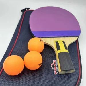 탁구 라켓 세트 탄소 휴대용 선수용 고무 탁구채세트 탁구채