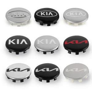 자동차휠캡 4개 56mm 자동차 휠 센터 허브 캡 액세서리 기아 K3 K5 리오 스포티지 씨드 3 4 K6 모닝 옵티마