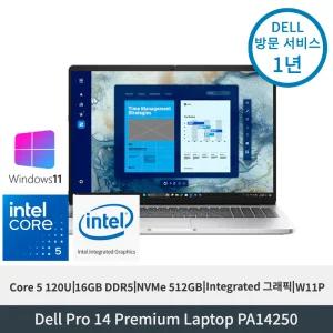 델 Dell Pro 16 PC16250 Core5 Integrated그래픽 16GB 512GB FHD+ W11P