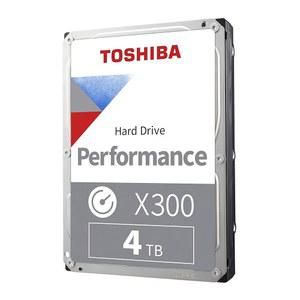 Toshiba X300 4TB 퍼포먼스 & 게이밍 HDWR740XZSTA 3.5인치 SATA 내장 하드 - 512MB 드라이브 7200RPM CMR 캐시 6GB/s