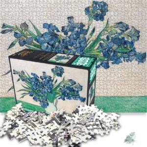 별하샤인 직소 퍼즐 세계명화 하얀배경의 아이리스 1014피스 퍼즐맞추기