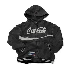 매장정품 SPORT CHAMBER [코카콜라] 데님 후드 점퍼(블랙)