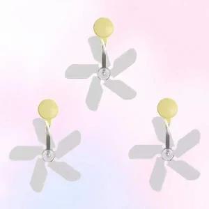 [셀러에이드]회전 에어컨 공기순환기 무동력 절약형 바람팬