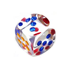 아크릴 투명 주사위 35mm 학교 준비물 보드 게임 놀이