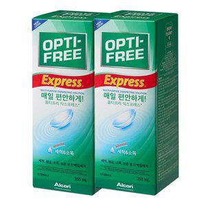 [옵티프리][알콘] 옵티프리 렌즈세척액 익스프레스 355ml 2개