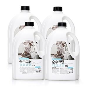 [순수크린]액체세제 2.5L×4개 실내건조