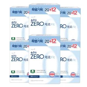 순수한면 제로 생리대 중형 32매x(6팩)   총192매