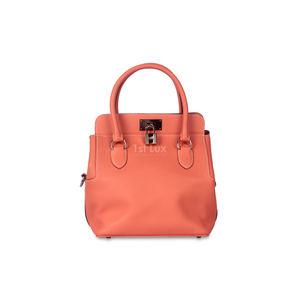 에르메스 툴박스 코랄 살몬 오렌지 주황색 브릭 가죽 토트백 크로스백 미니백 DB003