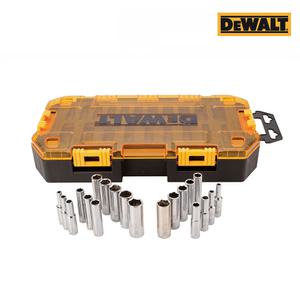 디월트 1/4인치 Drive 롱 소켓 세트 20PCS DWMT73811 육각 복스대 복스알 라쳇 복스 렌치