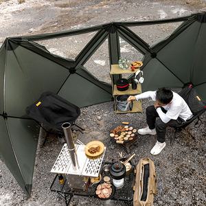 [마운틴하이커] 최신형 윈드스크린 원터치 캠핑 바람막이 4단 오토 사이드월