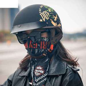 오토바이 반모할멧 반헬멧 복고풍 상품 할리 스쿠터 하이바
