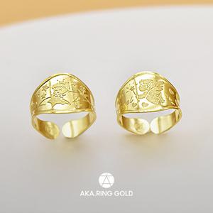 [아카링골드] 순금 아기백일 돌반지 Au천사,왕자 1.875g 반돈 0.5돈