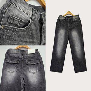 [아이우먼] 데이기모와이드데님팬츠 CAT471M412 빅사이즈