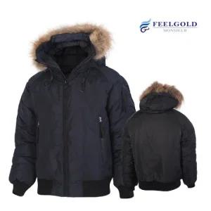 [필골드] WSPD40 다운라이크 라쿤 오버 사이즈 숏 패딩 점퍼