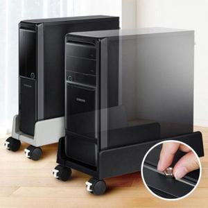 고정바퀴 거치대 다이 이동식 PC거치대 PC받침대 (3hxHM)