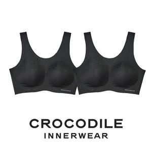 [크로커다일] 감탄브라 소프트핏 쉘론 U넥 패드일체형 브라2종 블랙 CDWBR5M04_2