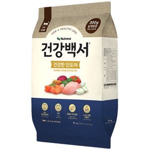건강백서 고양이사료 건강한 인도어 6kg