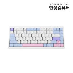 한성컴퓨터 GK694 OfficeMaster 3모드 저소음 펜타그래프 유무선 미니 키보드 코튼캔디