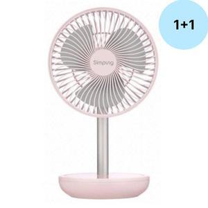 보국 무선 선풍기 USB 탁상용 써큘레이터 핑크 2P