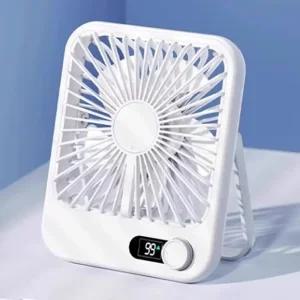 USB 테이블 선풍기 무선 A-001 충전 휴대용 탁상용 네모 초저소음