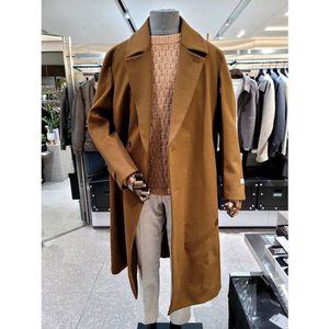 [갤러리아] 본 카멜 캐시미어 펠트본딩 반더블 오버핏 코트 BN3WHA553