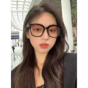 공용 빅프레임 선글라스 투톤렌즈 패션선글라스 하하 선글라스