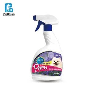 은나노 애견소취 탈취제 라벤더향 1L 애견 강아지 소취제 냄새제거 하우스 배변판 배설장소 상큼한향