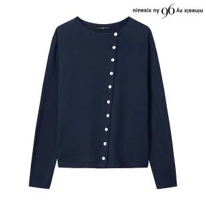 [롯데백화점]르샵/나인식스뉴욕 언발 버튼 니트 가디건 (NO4CK031L0)
