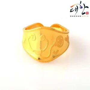 [대한골드]순금 청진기 돌잡이 돌반지 1.875g 돌잔치 선물