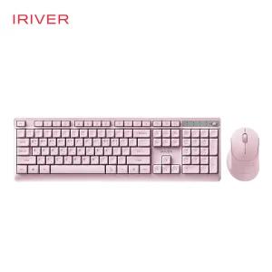 아이리버 WS101 항균 저소음 사무용 무선 키보드 무소음 마우스 세트 핑크