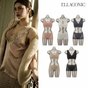 엘라코닉 미드나잇 컬렉션 루미에르 브라팬티세트