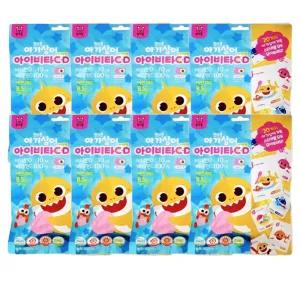 핑크퐁 아기상어 아이비타C+D 아연 30정, 8개/ 키즈비타민 비타민캔디