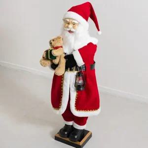 크리스마스 산타 인형 대형 장식 작동 움직이는 싼타 110cm 소품 용품 데코 이벤트 꾸미기 매장 인테리어