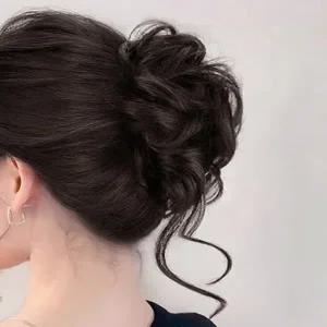 스타일변신 가발 올림머리 집게핀가발(웨이브 브라운) DP71381