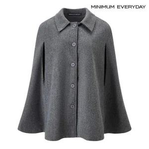 [롯데백화점]미니멈 [미니멈 에브리데이]레글런 베이직 카라넥 케이프 하프 코트 (EB4JH008D)