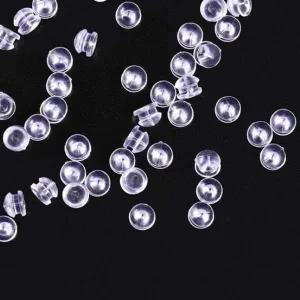 [골드스마일]여성용 귀걸이 부자재 실리콘 뒷마개 둥근형 액세서리