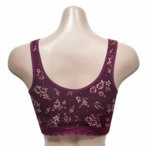 Rly 노몰드 노와이어 여성 런닝형 브라 여성브라자 꽃