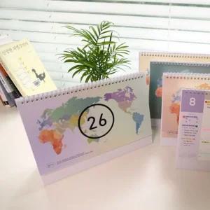 건망증 GMZ 2026 WWS 월간 탁상캘린더 업무용 대형스케줄표 선생님스케줄러 월간스케줄러 가정일정관리