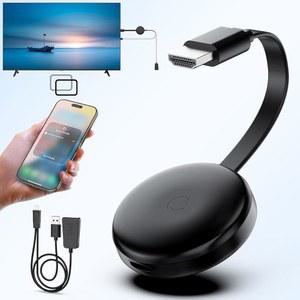 Quanlex 무선 HDMI 디스플레이 어댑터, 동글 Android/iOS/Windows/MacOS/노트북에서 TV/모니터/프로젝터로 확장자 스트림 비디오/오디오 미러링, Airp