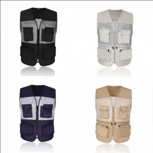 패션조끼 포켓 남자 조끼 메쉬 등산 작업